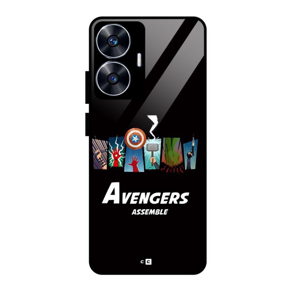 Avengers Assemble Glass Back Case for realme C55