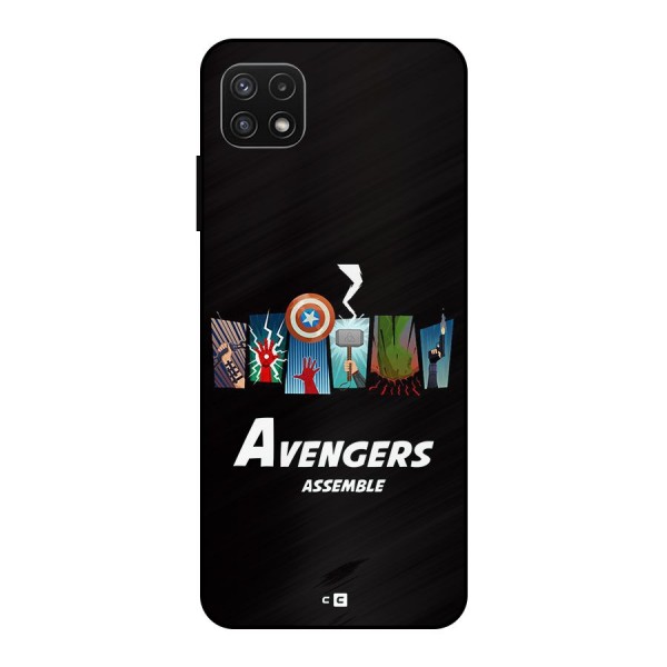 Avengers Assemble Metal Back Case for Galaxy A22 5G