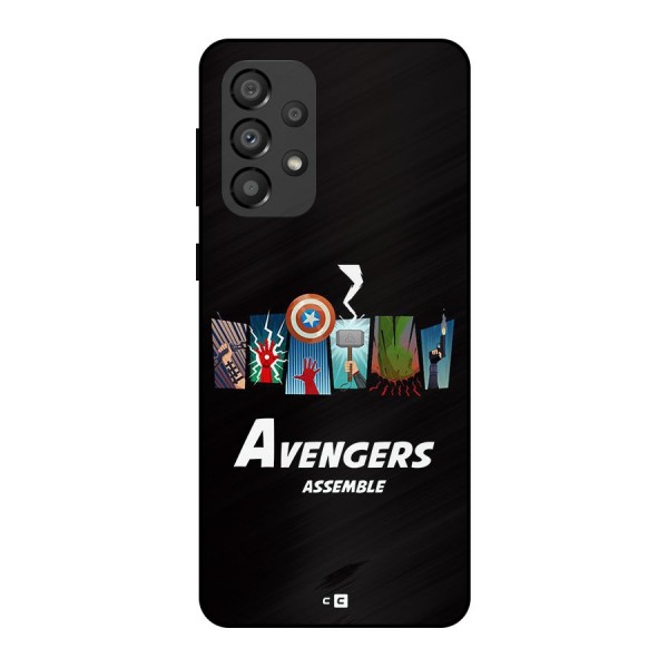 Avengers Assemble Metal Back Case for Galaxy A33 5G