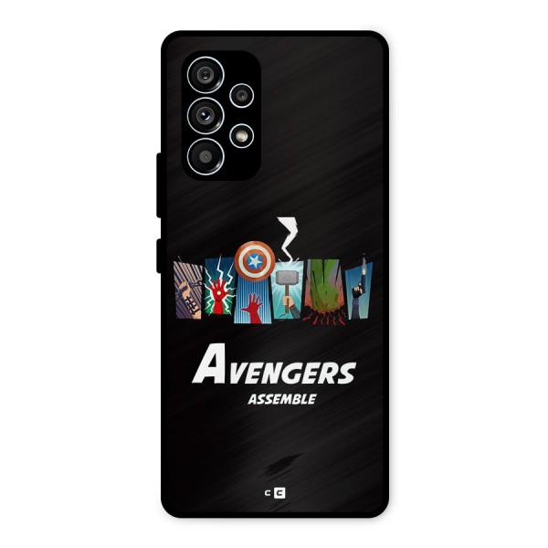 Avengers Assemble Metal Back Case for Galaxy A53 5G