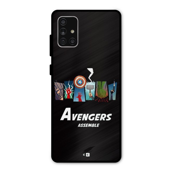 Avengers Assemble Metal Back Case for Galaxy A71