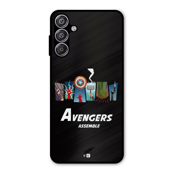 Avengers Assemble Metal Back Case for Galaxy F15