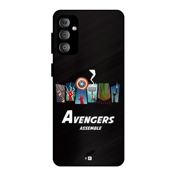 Avengers Assemble Metal Back Case for Galaxy F23