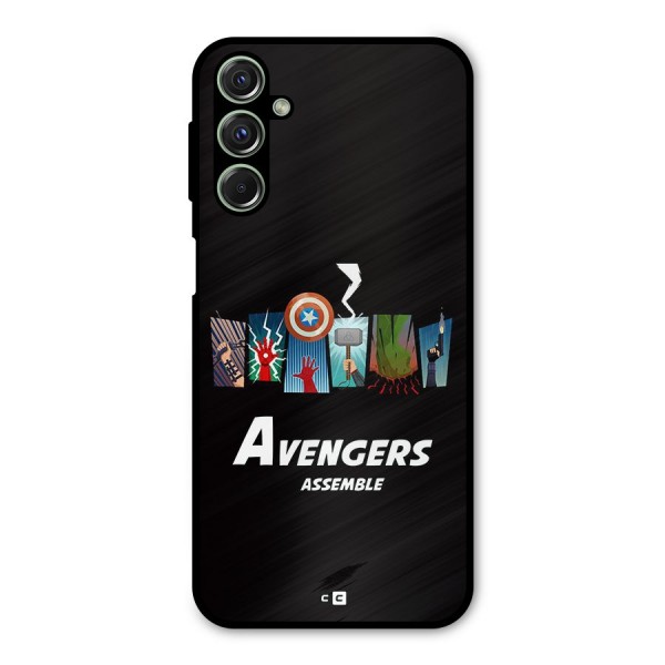 Avengers Assemble Metal Back Case for Galaxy F34