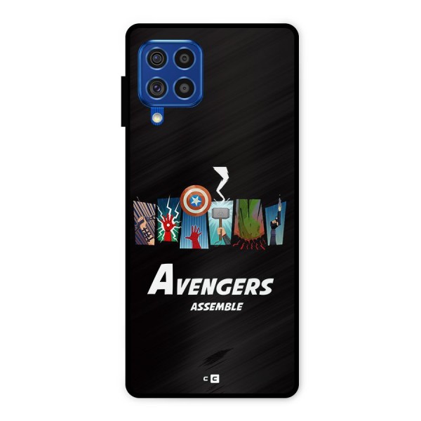 Avengers Assemble Metal Back Case for Galaxy F62