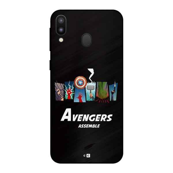 Avengers Assemble Metal Back Case for Galaxy M20