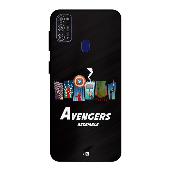 Avengers Assemble Metal Back Case for Galaxy M21