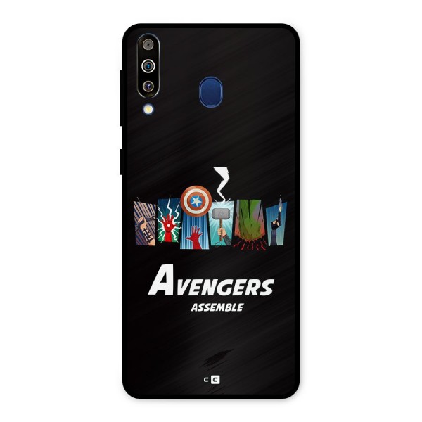 Avengers Assemble Metal Back Case for Galaxy M30