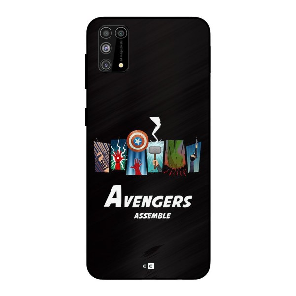 Avengers Assemble Metal Back Case for Galaxy M31