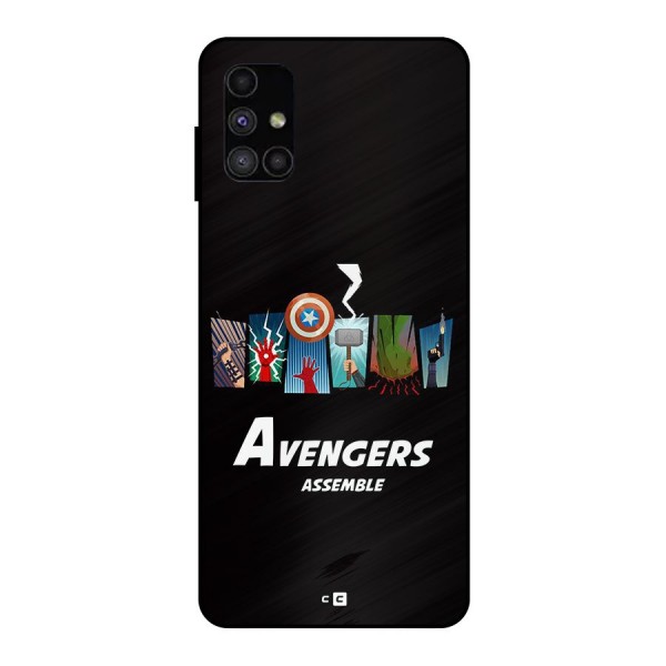 Avengers Assemble Metal Back Case for Galaxy M51