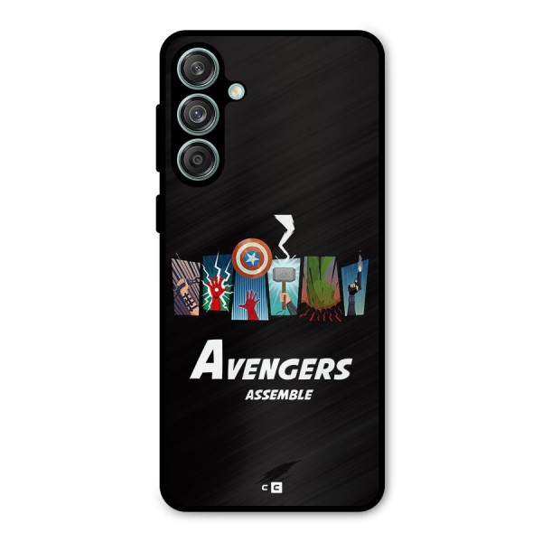 Avengers Assemble Metal Back Case for Galaxy M55 5G