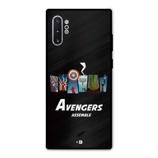 Avengers Assemble Metal Back Case for Galaxy Note 10 Plus