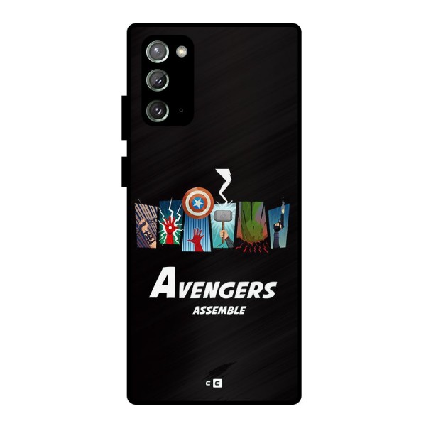 Avengers Assemble Metal Back Case for Galaxy Note 20