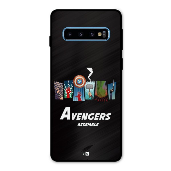 Avengers Assemble Metal Back Case for Galaxy S10