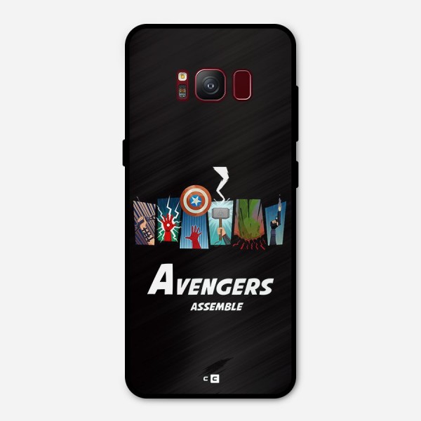 Avengers Assemble Metal Back Case for Galaxy S8