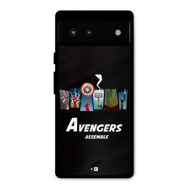 Avengers Assemble Metal Back Case for Google Pixel 6