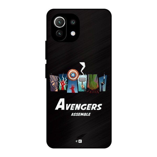 Avengers Assemble Metal Back Case for Mi 11 Lite