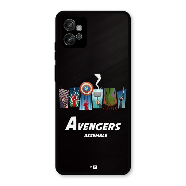 Avengers Assemble Metal Back Case for Moto G32