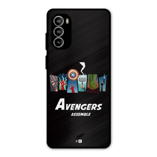 Avengers Assemble Metal Back Case for Moto G52