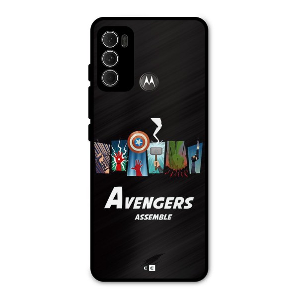 Avengers Assemble Metal Back Case for Moto G60