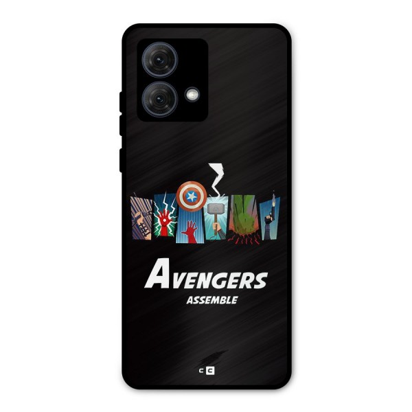 Avengers Assemble Metal Back Case for Moto G84