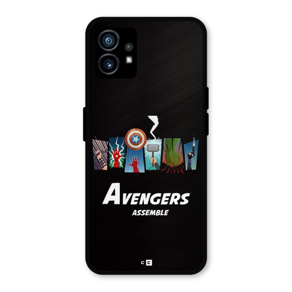 Avengers Assemble Metal Back Case for Nothing Phone 1