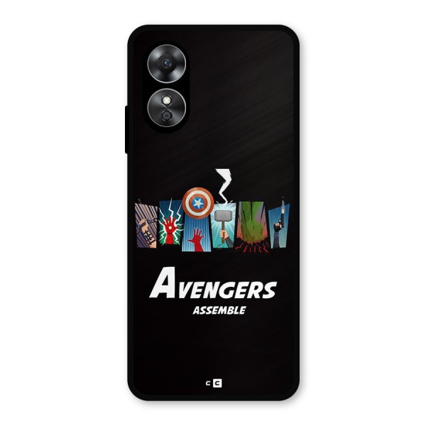 Avengers Assemble Metal Back Case for Oppo A17