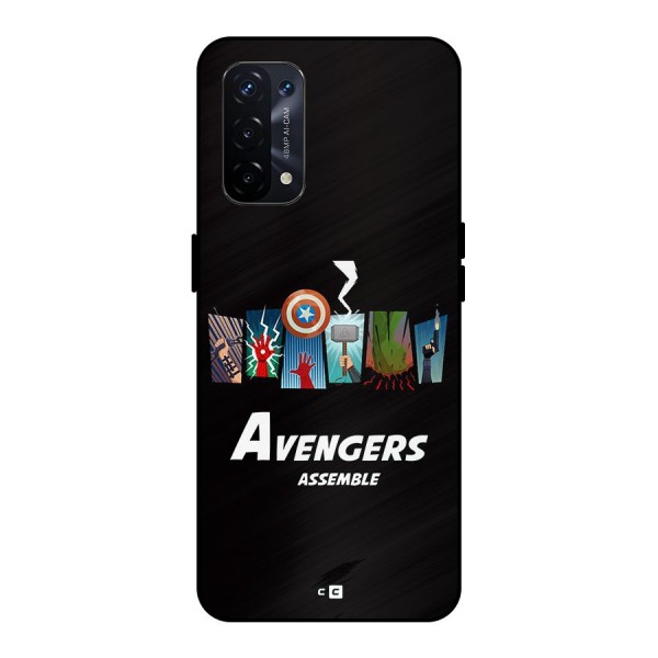 Avengers Assemble Metal Back Case for Oppo A74 5G