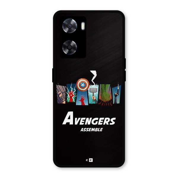 Avengers Assemble Metal Back Case for Oppo A77