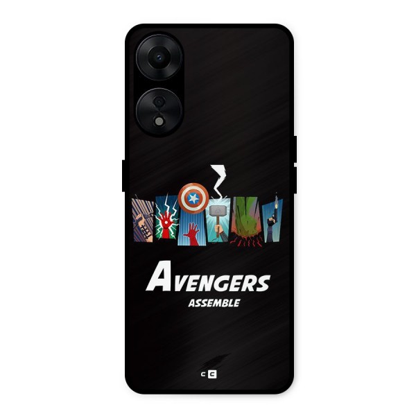 Avengers Assemble Metal Back Case for Oppo A78 5G