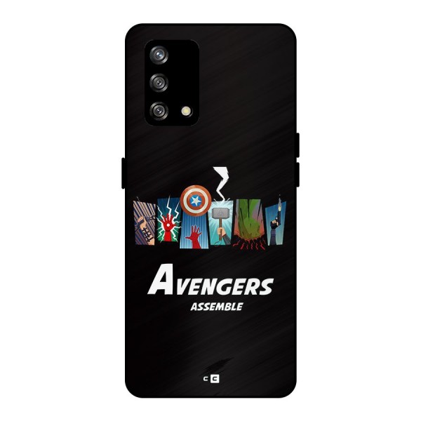 Avengers Assemble Metal Back Case for Oppo F19