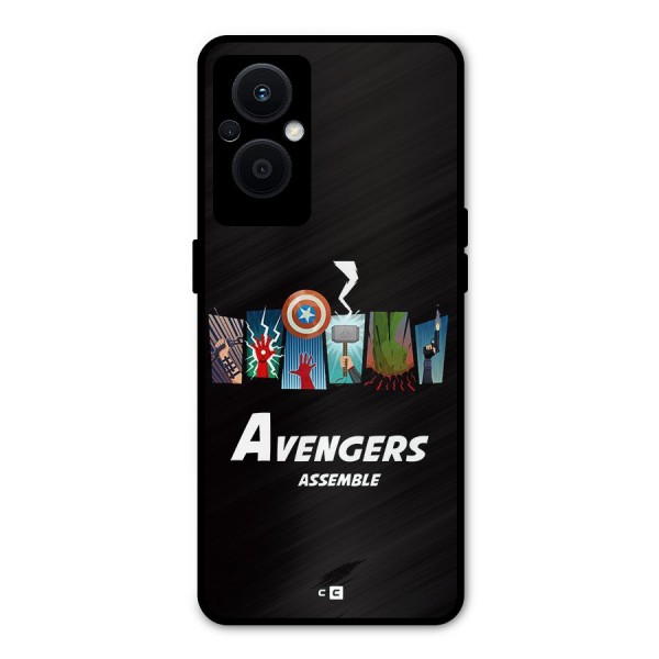 Avengers Assemble Metal Back Case for Oppo F21s Pro 5G