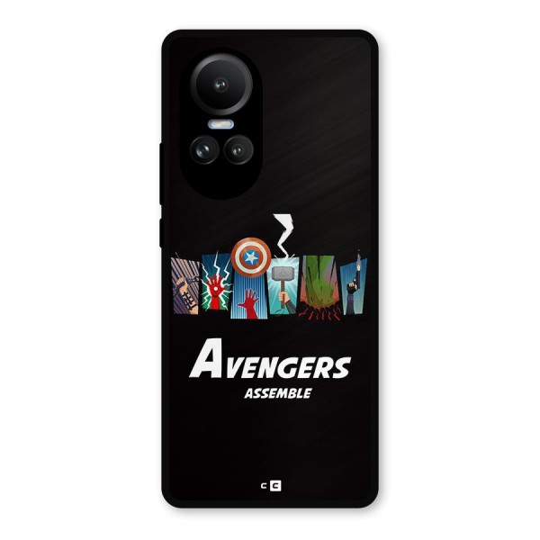 Avengers Assemble Metal Back Case for Oppo Reno10