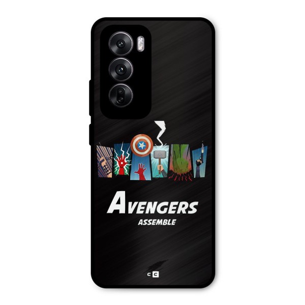 Avengers Assemble Metal Back Case for Oppo Reno12