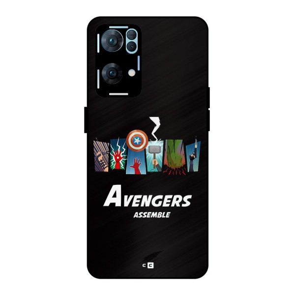 Avengers Assemble Metal Back Case for Oppo Reno7 Pro 5G