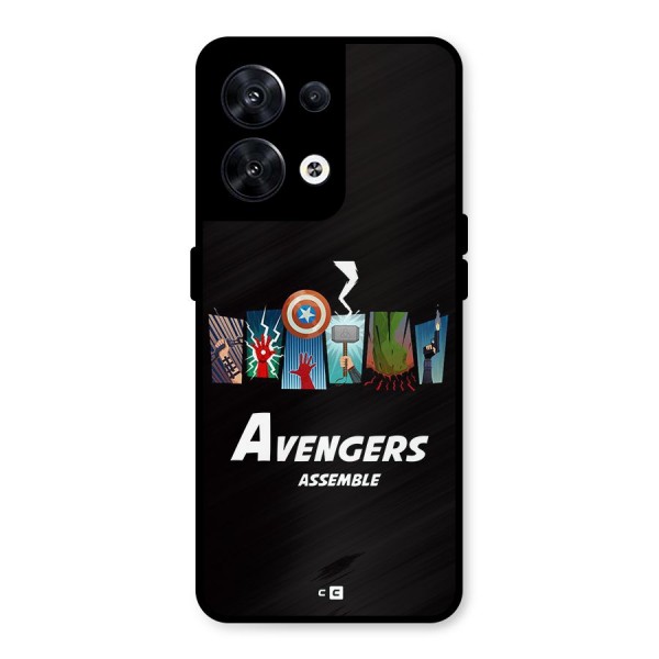 Avengers Assemble Metal Back Case for Oppo Reno8 5G