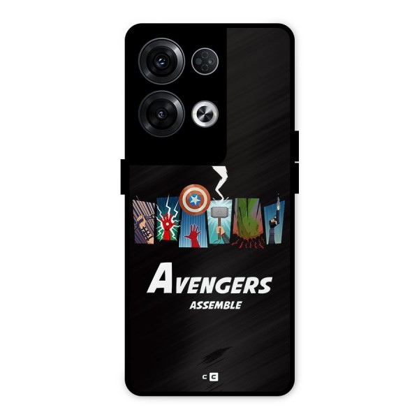 Avengers Assemble Metal Back Case for Oppo Reno8 Pro 5G