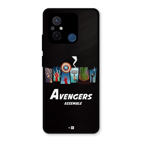 Avengers Assemble Metal Back Case for Poco C55