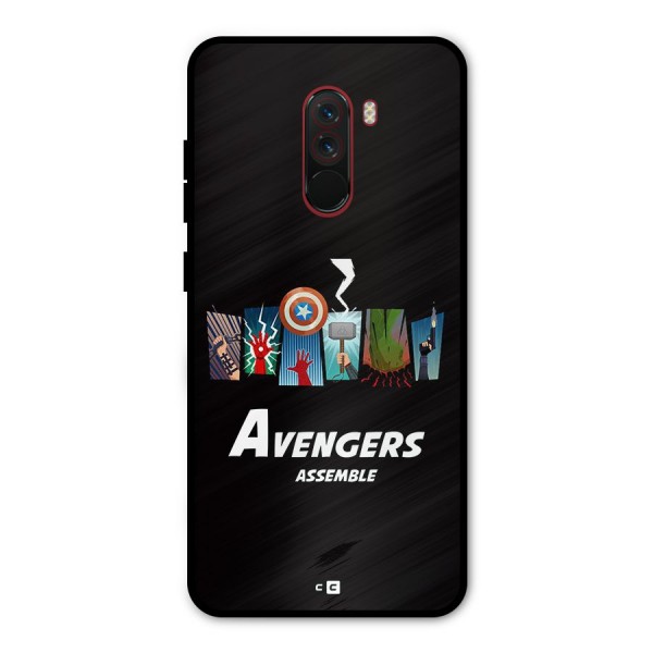 Avengers Assemble Metal Back Case for Poco F1