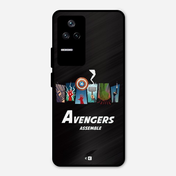 Avengers Assemble Metal Back Case for Poco F4 5G