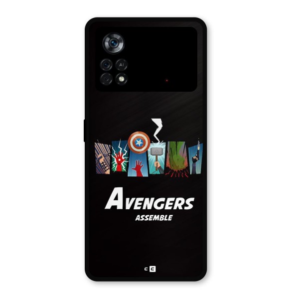 Avengers Assemble Metal Back Case for Poco X4 Pro 5G