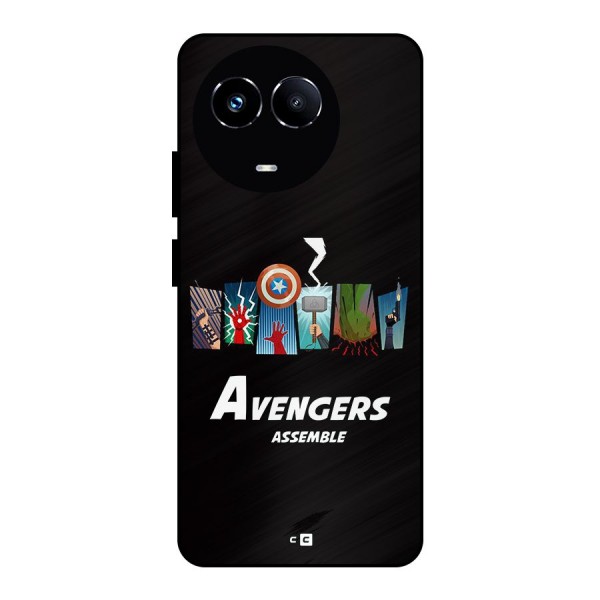 Avengers Assemble Metal Back Case for Realme 11X