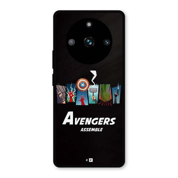 Avengers Assemble Metal Back Case for Realme 11 Pro