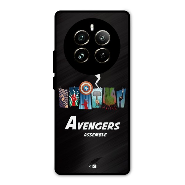 Avengers Assemble Metal Back Case for Realme 12 Pro