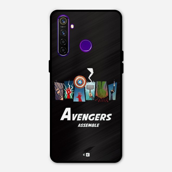 Avengers Assemble Metal Back Case for Realme 5 Pro