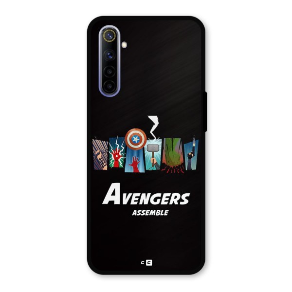 Avengers Assemble Metal Back Case for Realme 6