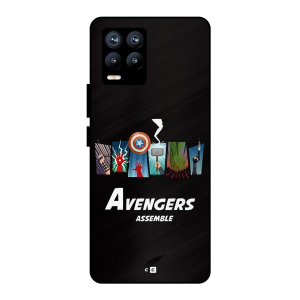 Avengers Assemble Metal Back Case for Realme 8