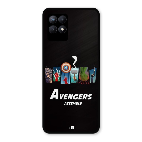 Avengers Assemble Metal Back Case for Realme 8i