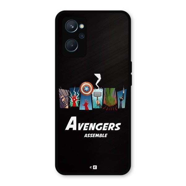 Avengers Assemble Metal Back Case for Realme 9i