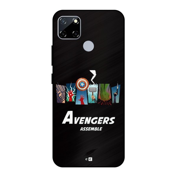 Avengers Assemble Metal Back Case for Realme Narzo 30A